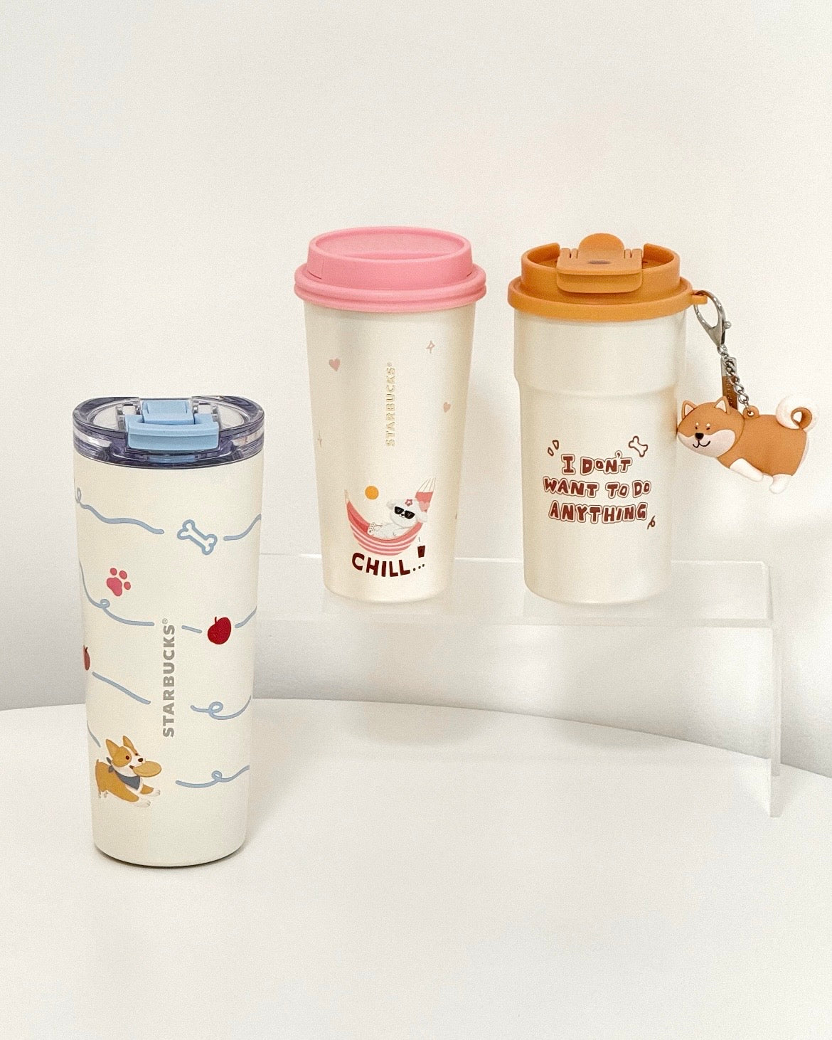 Starbucks China 2026 Paws Series 15oz Stainless Steel Tumbler With Accessories