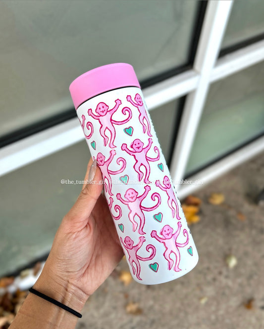 Starbucks Pink Roller Rabbit Coffee Stainless Steel Tumbler 16oz (READY TO SHIP)
