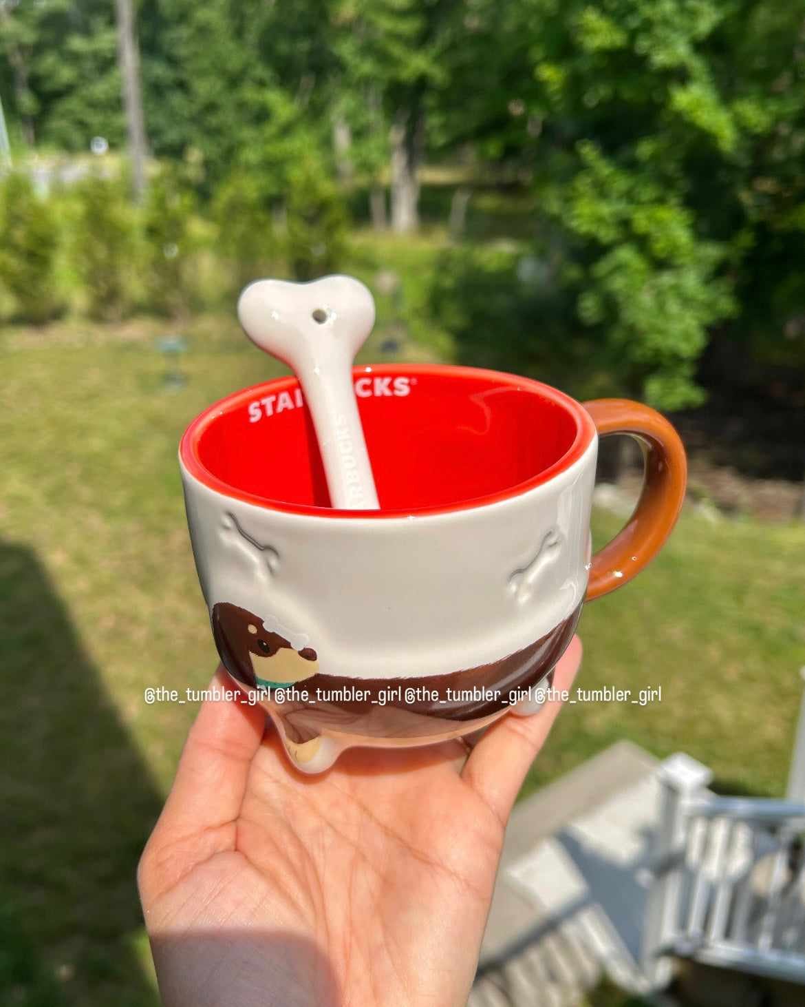 2026 China Exclusive Paw Series 13oz Dachshund Ceramic Mug With Stirrer (READY TO SHIP)