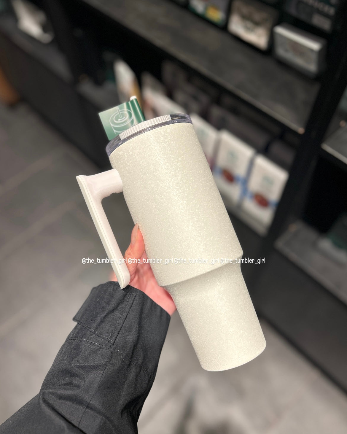 Starbucks 2026 White Icey Leak Proof SS 40oz Tumbler with Handle