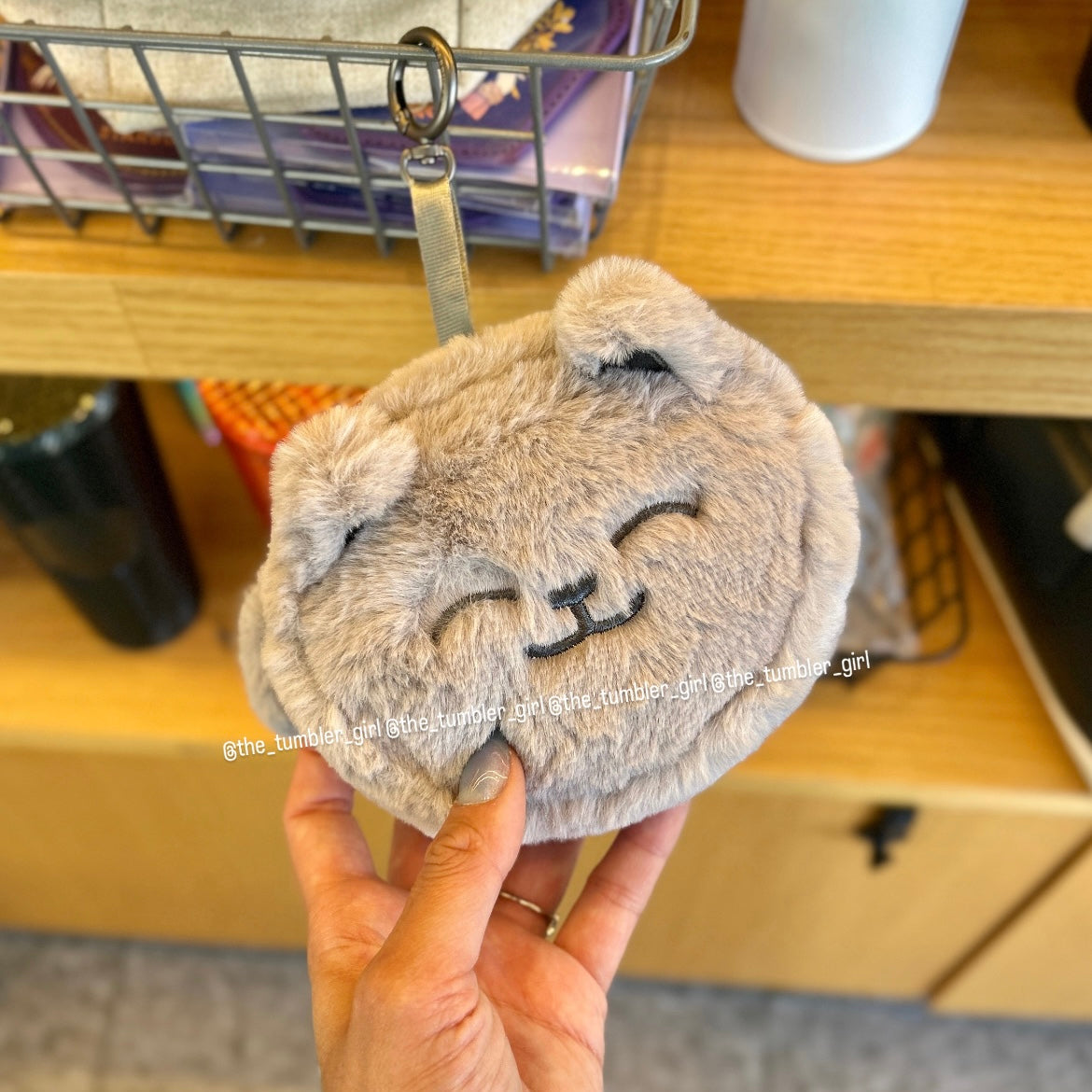 Starbucks Taiwan Grey Cat Coin Purse (ships late March)