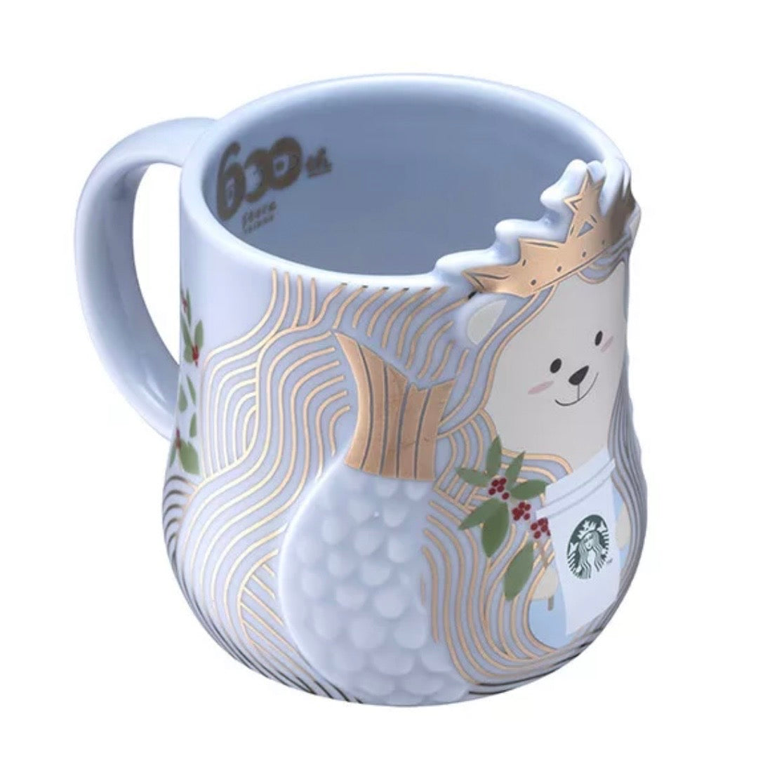 Starbucks Taiwan 12oz Siren Bearista Ceramic Mug