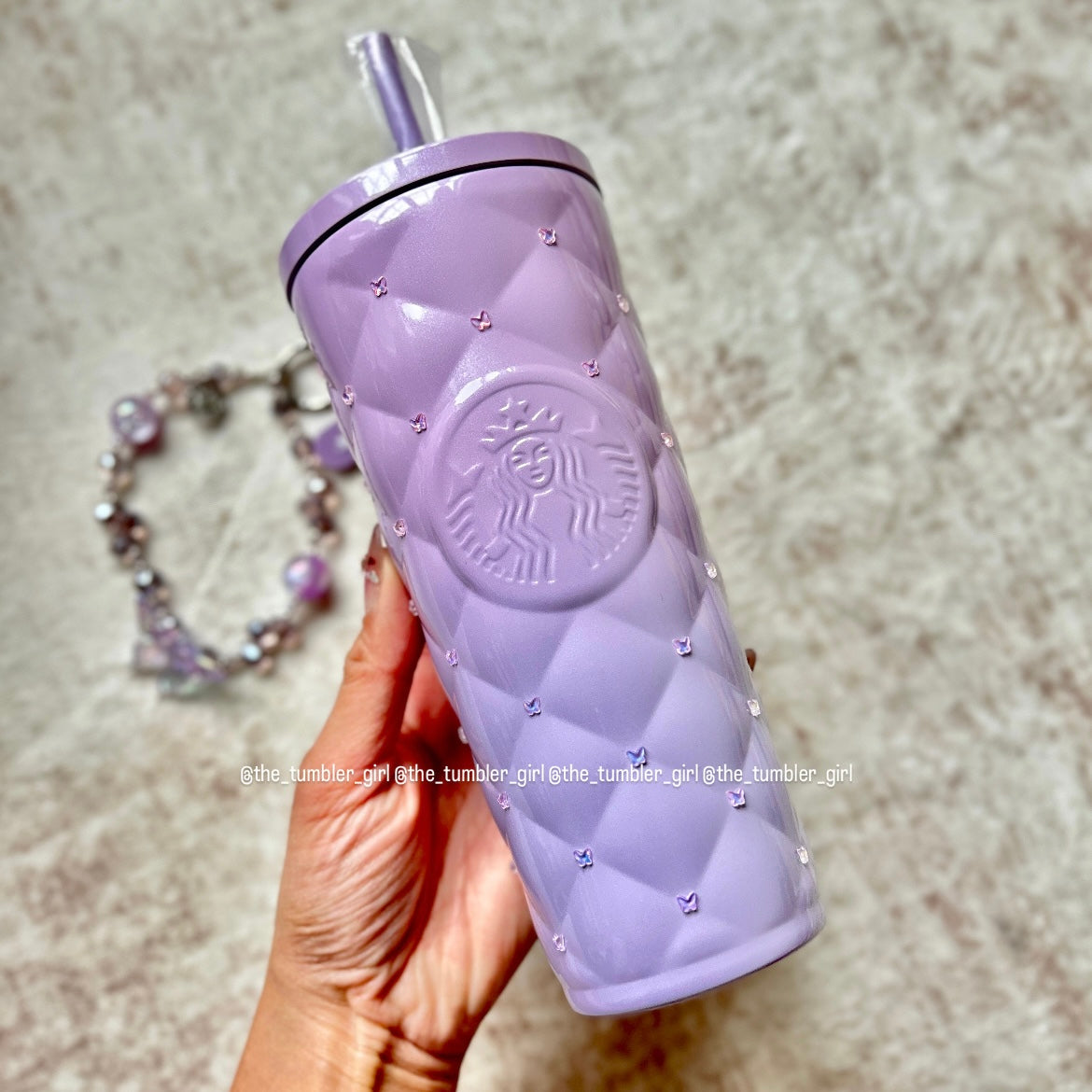 Starbucks China 2026 Sakura 20oz Double Lid Diamond Tumbler Gift Box (READY TO SHIP)