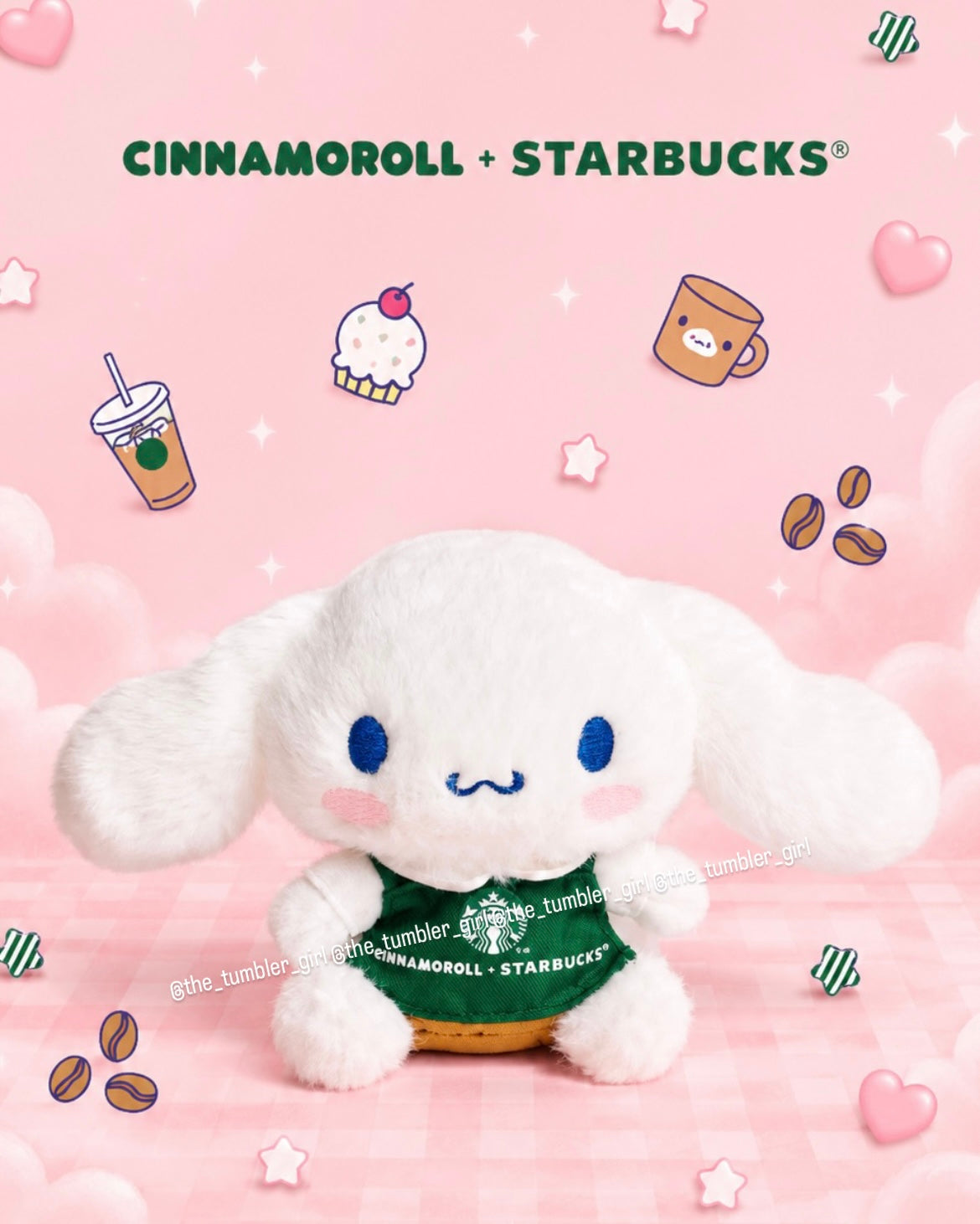 Starbucks Phillippines x Cinnamoroll Limited Edition Mini Plushie (Ships End of June)