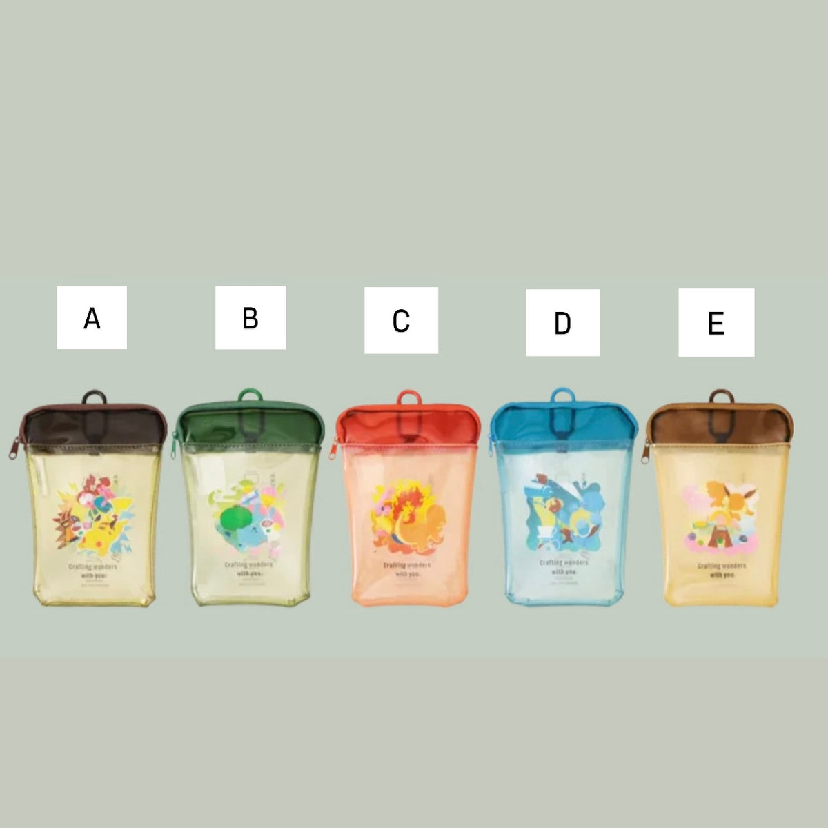 2026 Japan Exclusive Pokémon Collection Cup-shaped PVC Pouch (Ships End October)