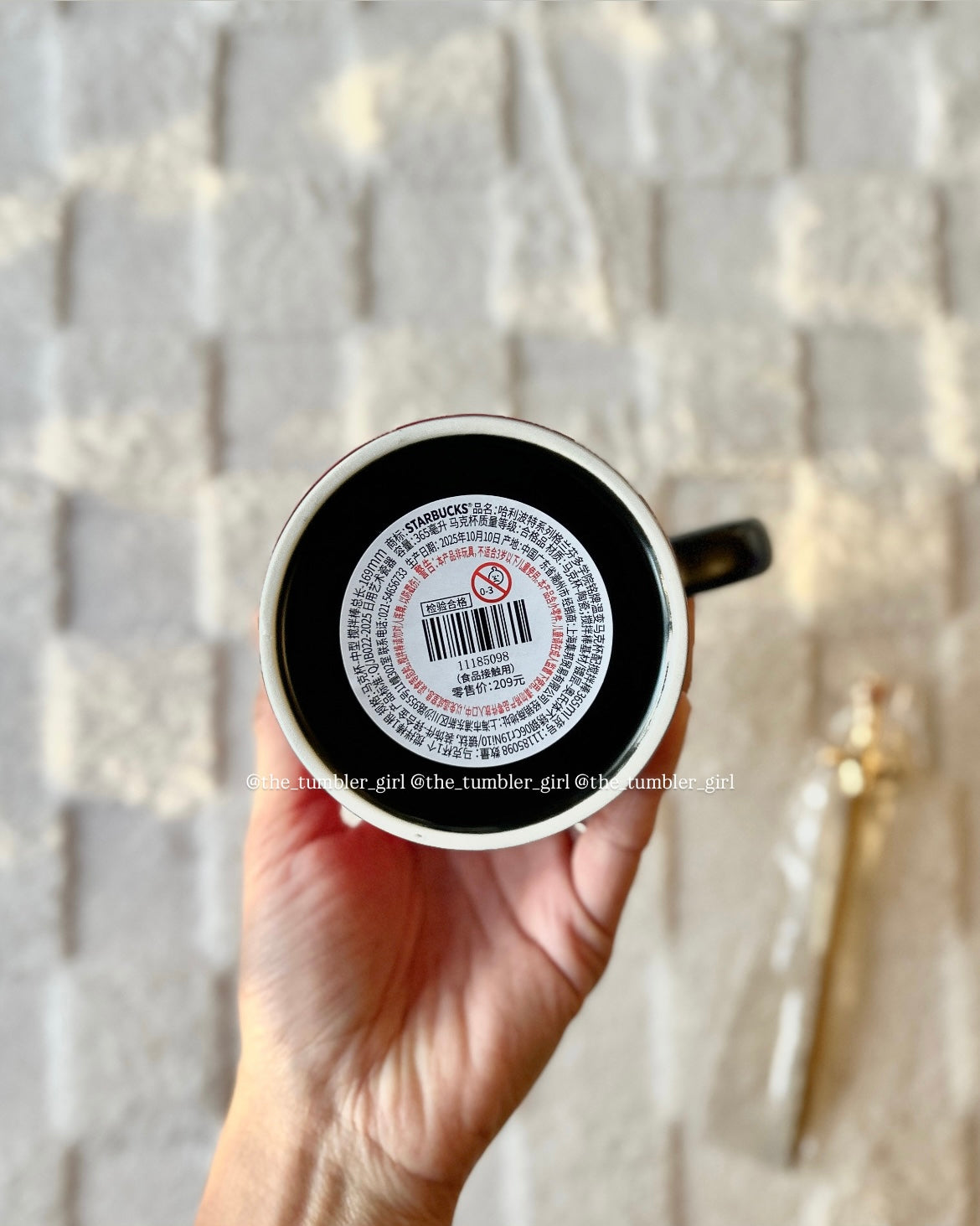 Starbucks China x Harry Potter Gryffindor Temperature-Activated Mug 12oz + Stirring Stick (READY TO SHIP)