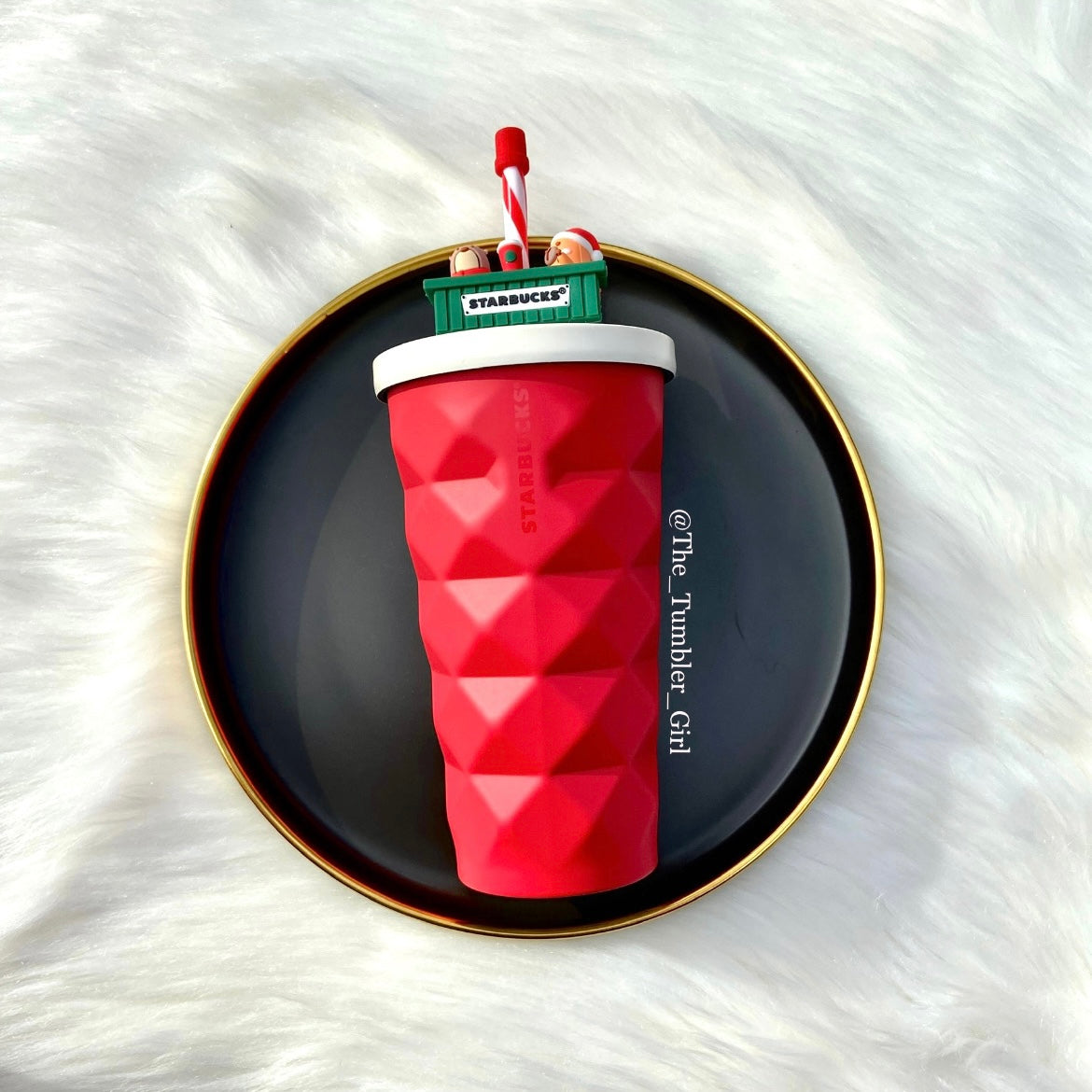 *ONLY ONE*Starbucks 2020 China Red Christmas 16oz Stainless Steel Cup Tumbler