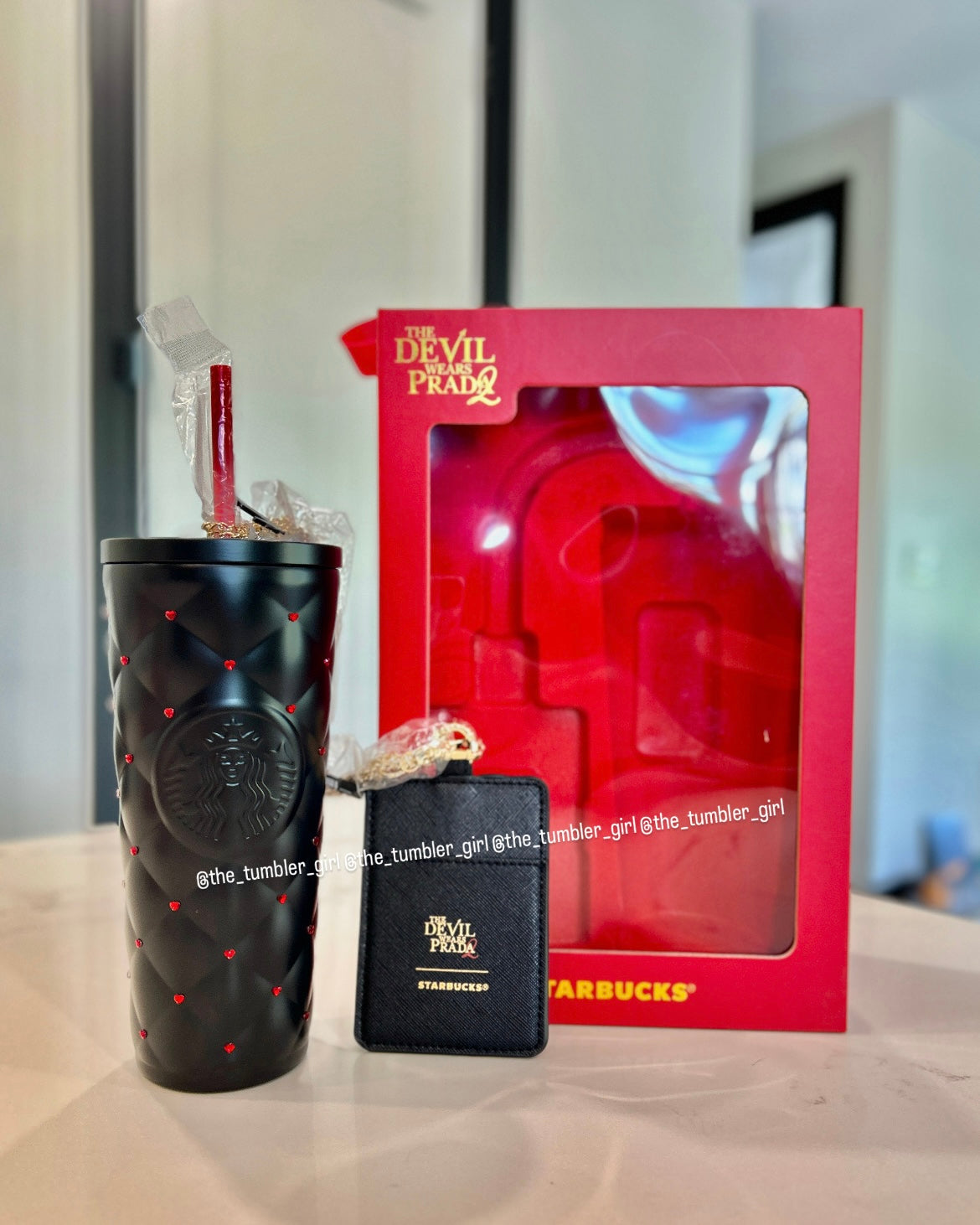 2026 China Exclusive TDWP 20oz BLACK Diamond Stainless Steel Tumbler With Card Holder (READY TO SHIP)