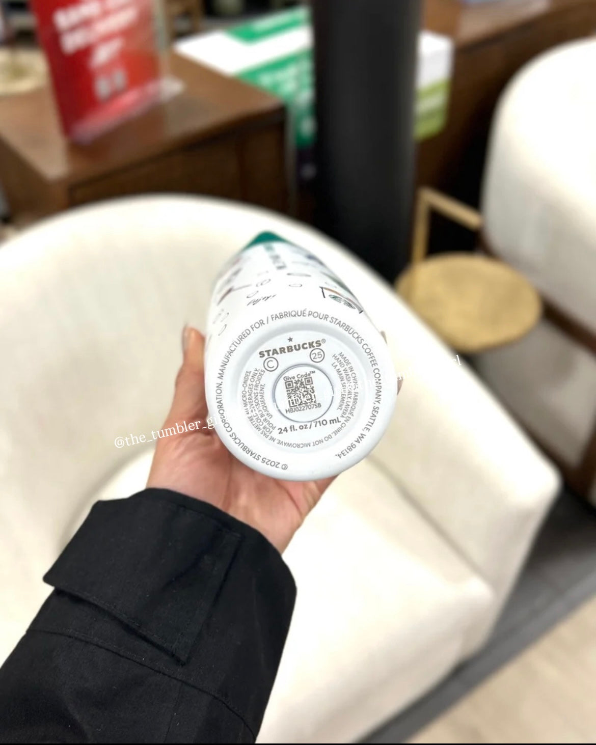 Starbucks Roller Rabbit Stainless Steel Tumbler 24oz (READY TO SHIP)