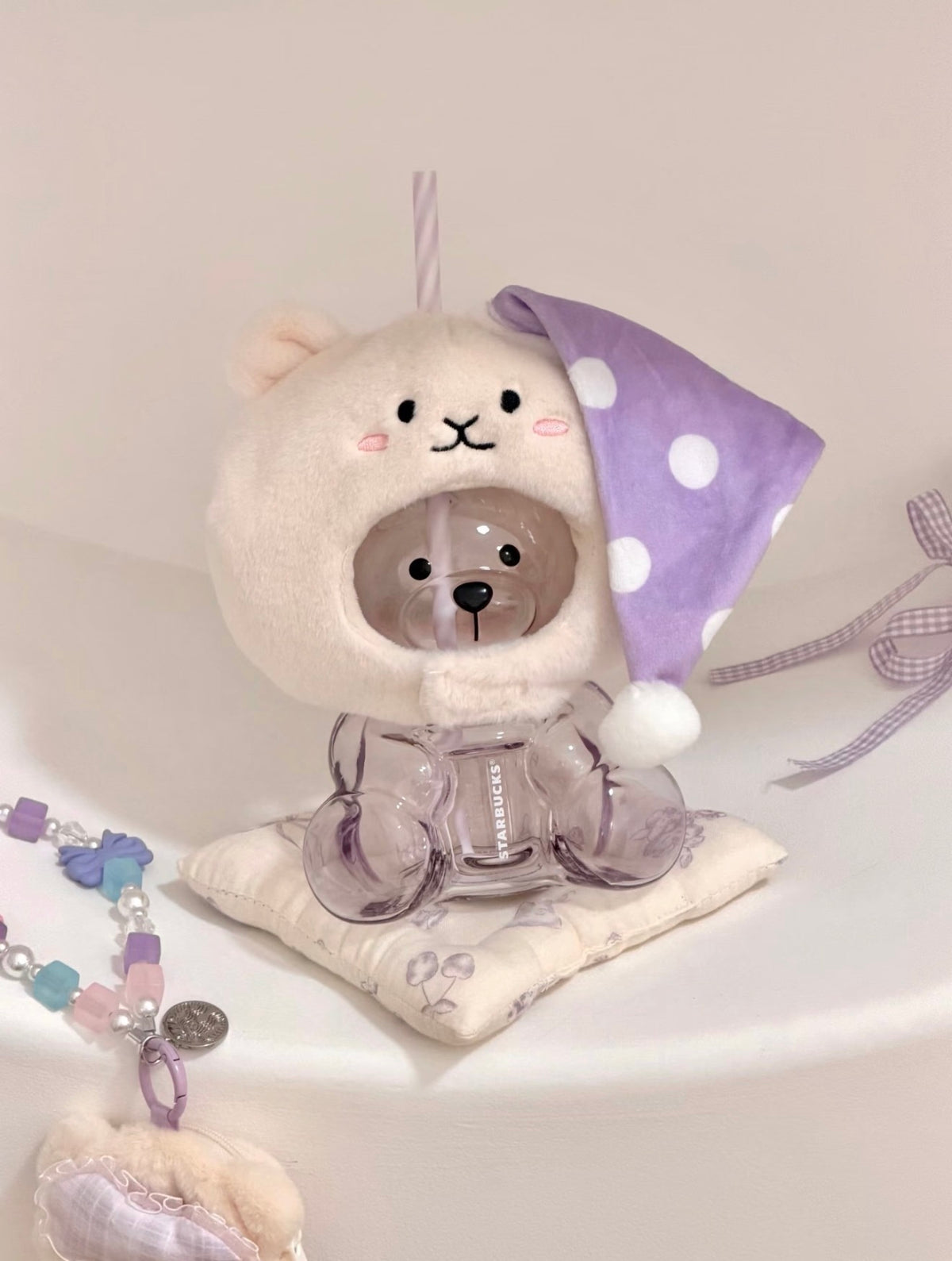 2026 China Exclusive Starry Night Sweet Dreams Collection Bearista Glass Cup (Ships Early November)