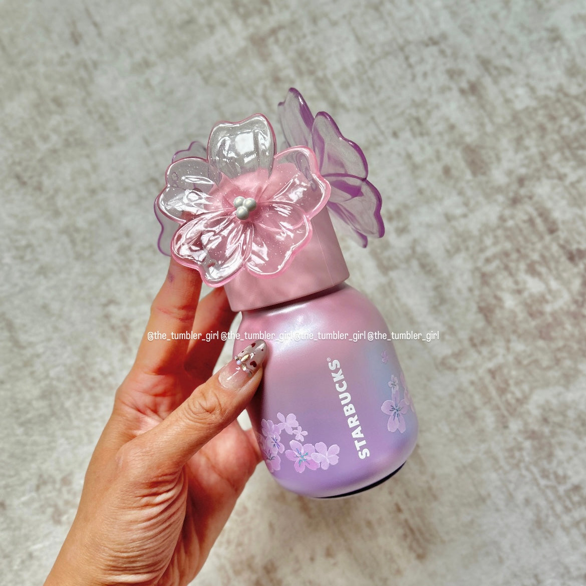 Starbucks China Twilight Sakura Series 7oz Perfume Bottle Shaped Tumbler (READY TO SHIP)