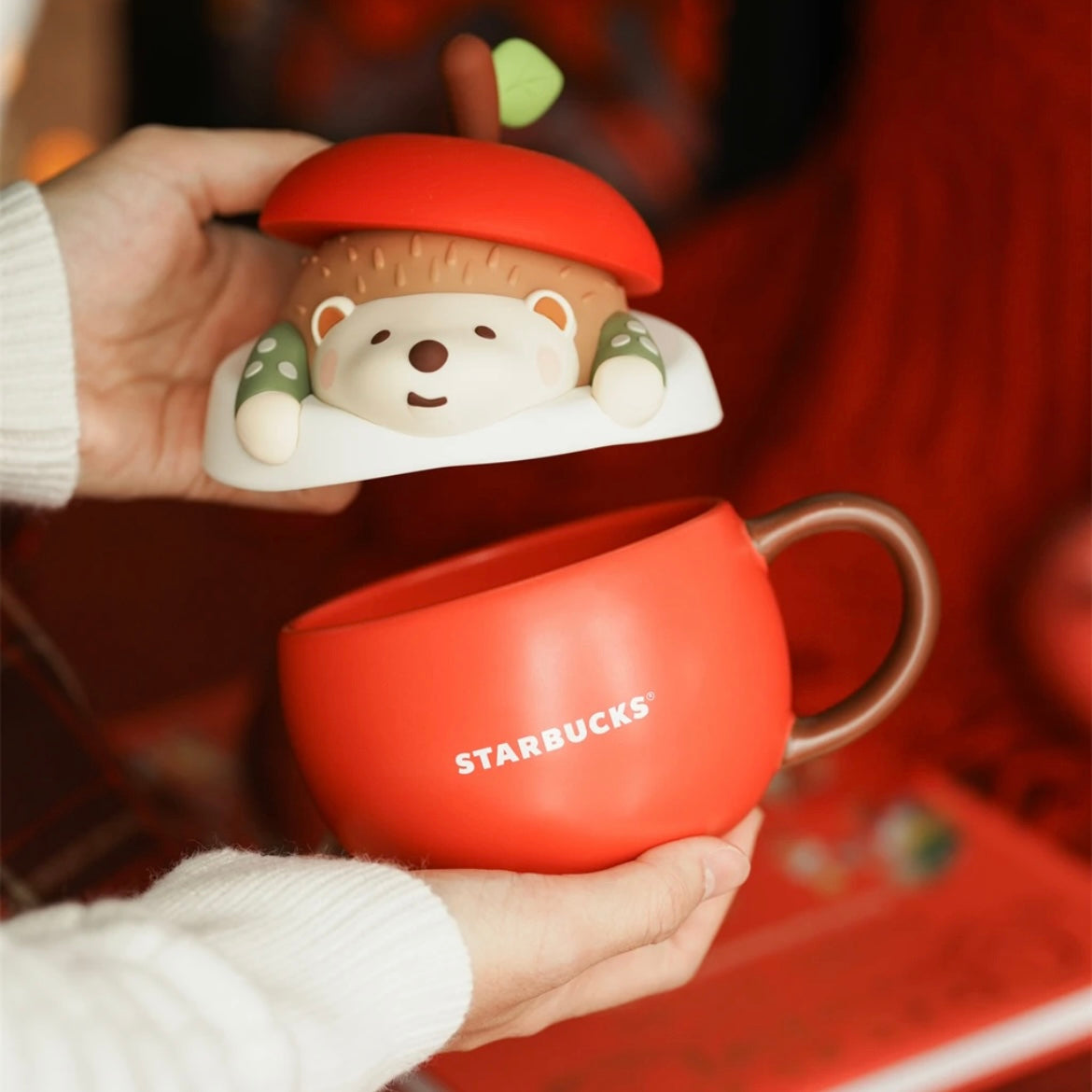 Starbucks China Red Apple Ceramic Mug 12oz (READY TO SHIP)