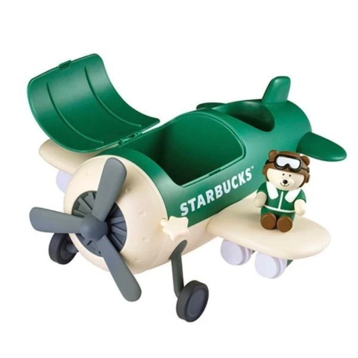 Starbucks Taiwan Retro Airplane Toy Storage Box Limited RARE (ships late March)