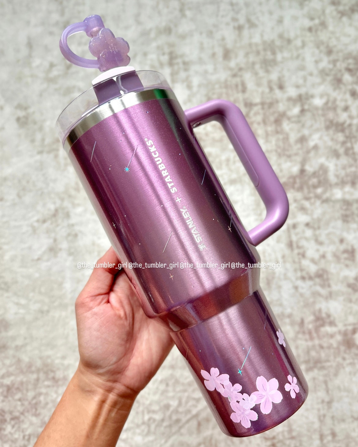 Starbucks China x Stanley Twilight Sakura 40oz Stainless Steel Tumbler (READY TO SHIP)