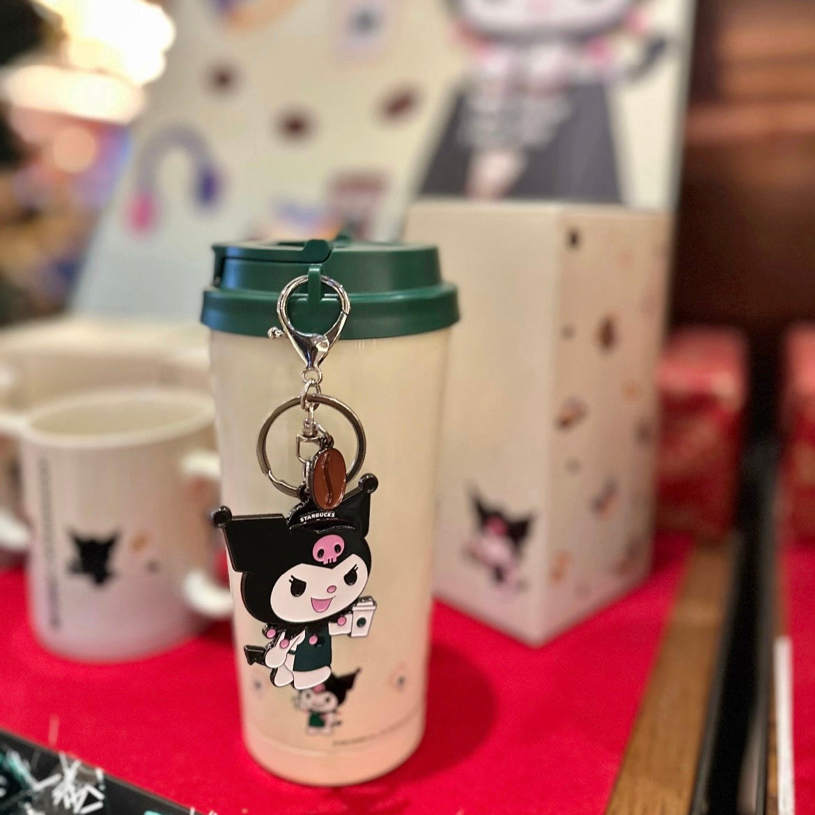 Starbucks Hong Kong x KUROMI 16oz Stainless Steel Tumbler with Metal Charm (READY TO SHIP)