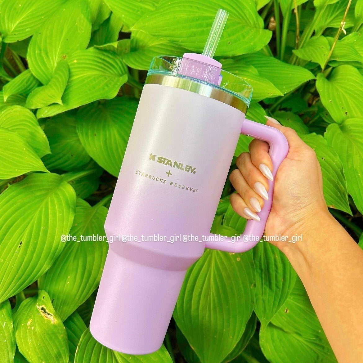 Starbucks x Stanley 40oz Pink Purple Gradient Stainless Steel Tumbler (China Reserve Exclusive)