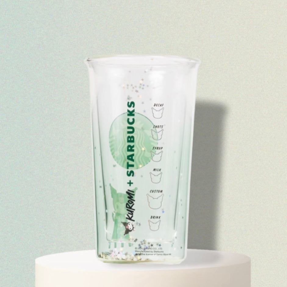 Starbucks Hong Kong x Kuromi 12oz Double-Wall Glass Cup (PRE-ORDER)