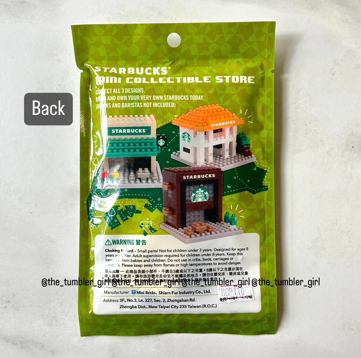 Starbucks Hong Kong Limited Mini Brick Store Collectible Building Toy (READY TO SHIP)