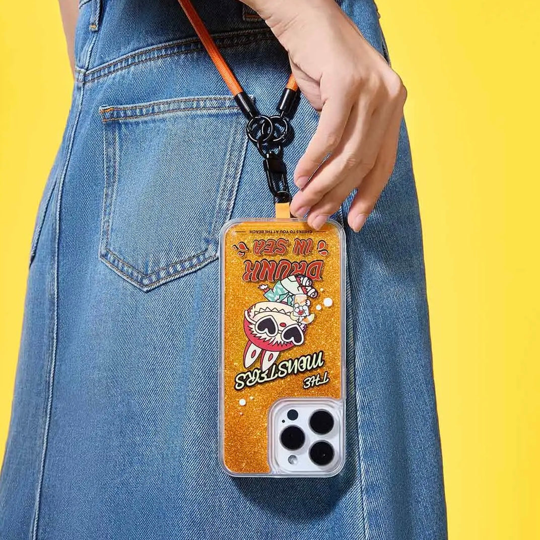 POP MART The Monsters LABUBU Drunk in Sea Series iPhone 14 Pro Max/15 Pro Phone Case