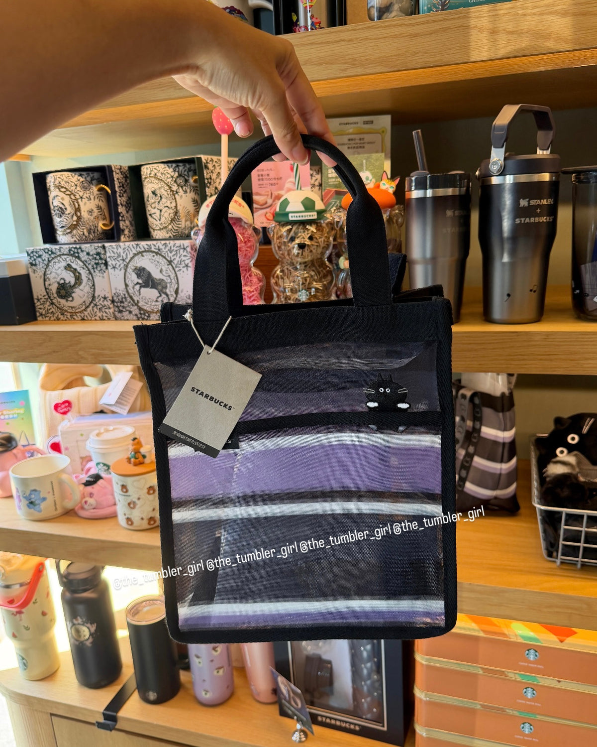 2026 Taiwan Black Cat Fairy Band Release Mesh Tote (Ships Early November)