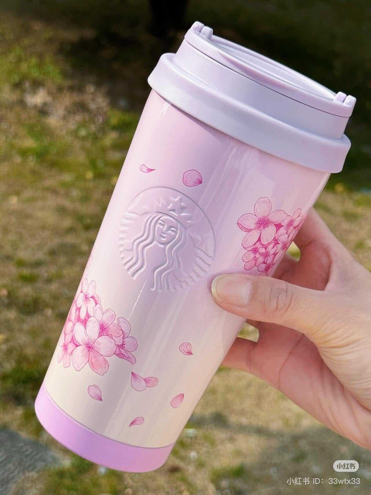 Starbucks Taiwan Sakura Pink 16oz Stainless Steel Tumbler