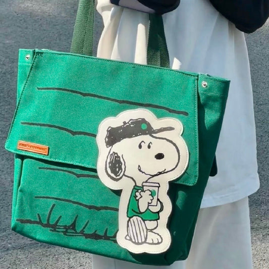 Starbucks China x PEANUTS Snoopy Canvas Tote Bag (READY TO SHIP)