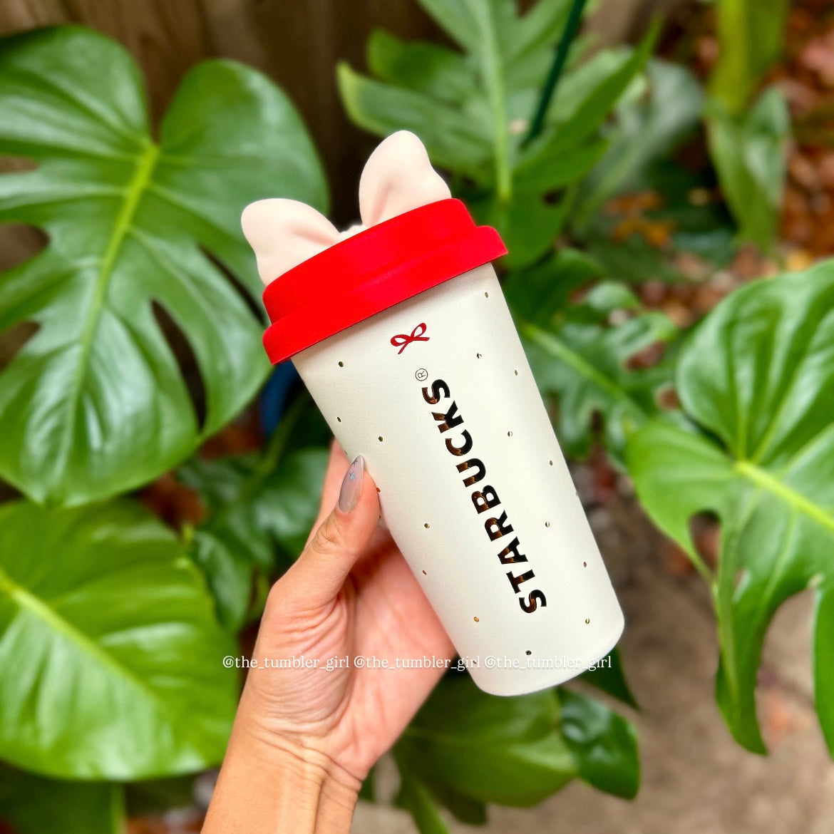 2025 China Exclusive 14.5oz Christmas Series Stainless Steel Tumbler With Bow Silicone Lid (READY TO SHIP)