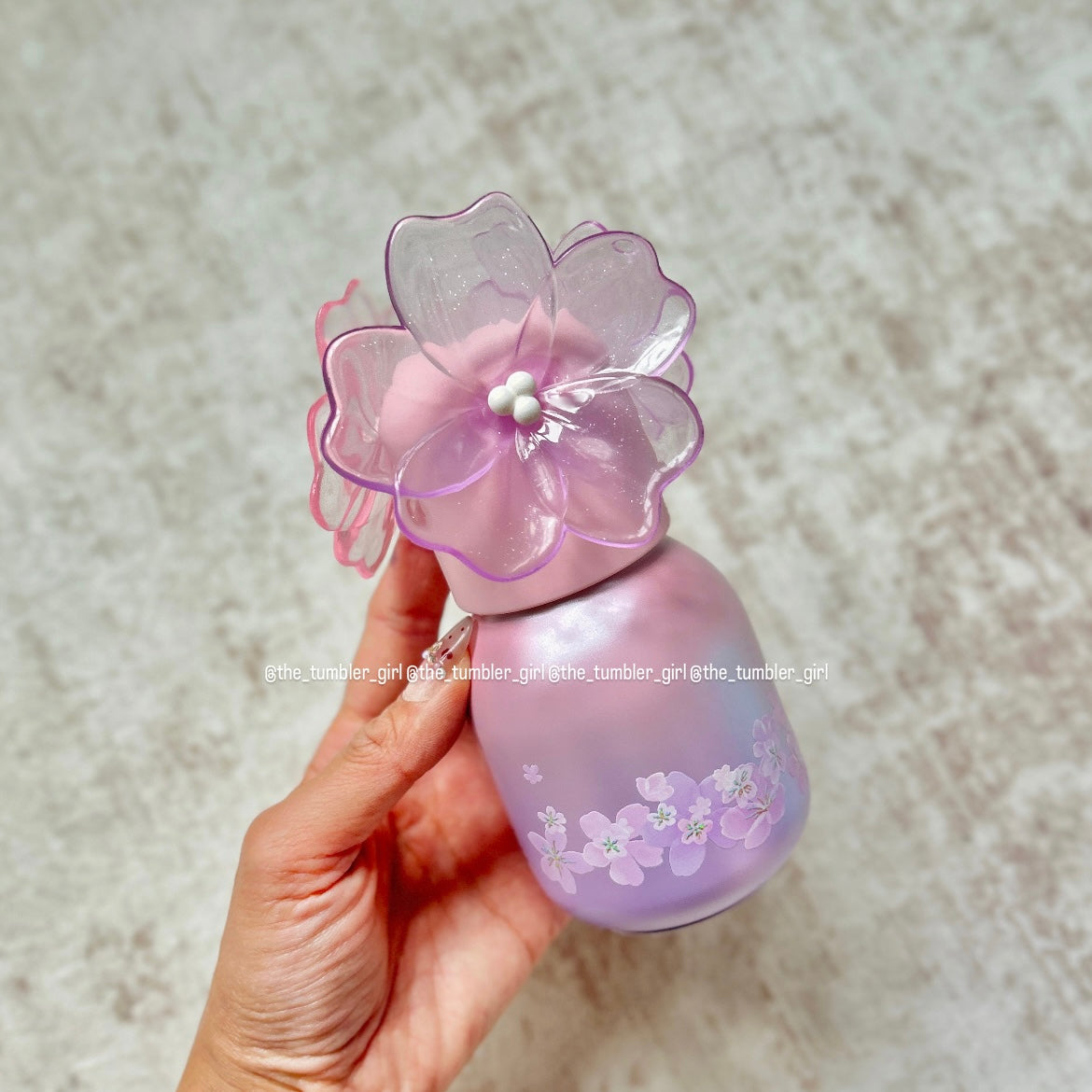 Starbucks China Twilight Sakura Series 7oz Perfume Bottle Shaped Tumbler (READY TO SHIP)