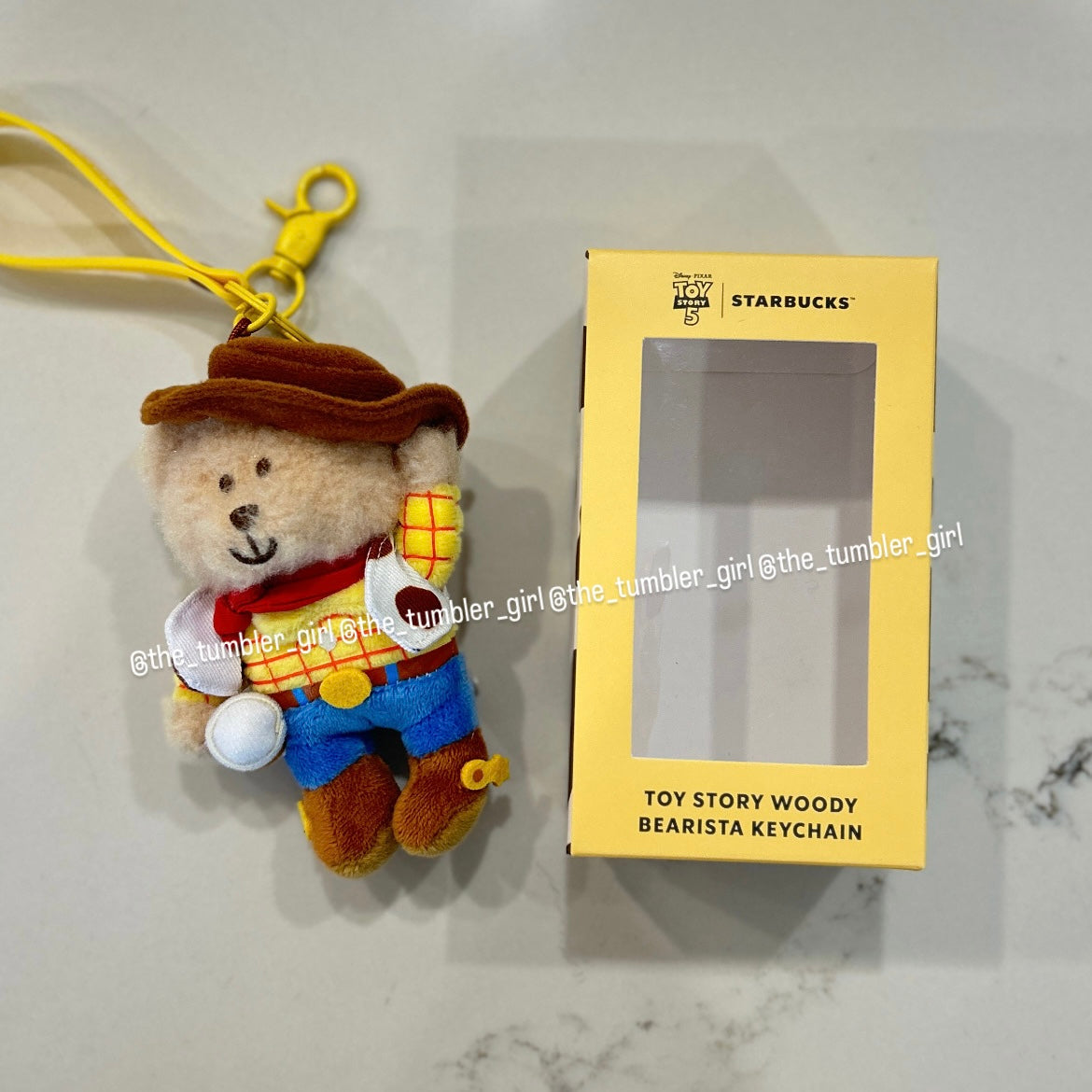 Starbucks Korea x Toy Story 5 Series Woody Bearista Keychain (READY TO SHIP)