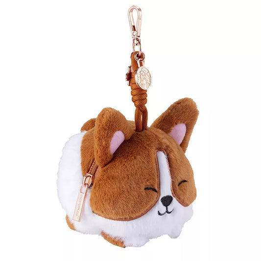 Starbucks Taiwan Welsh Corgi Sakura Coin Purse  (ships late March)