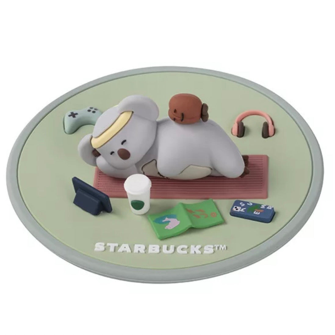 Starbucks Taiwan Koala Skipped The Gym Silicone Lid