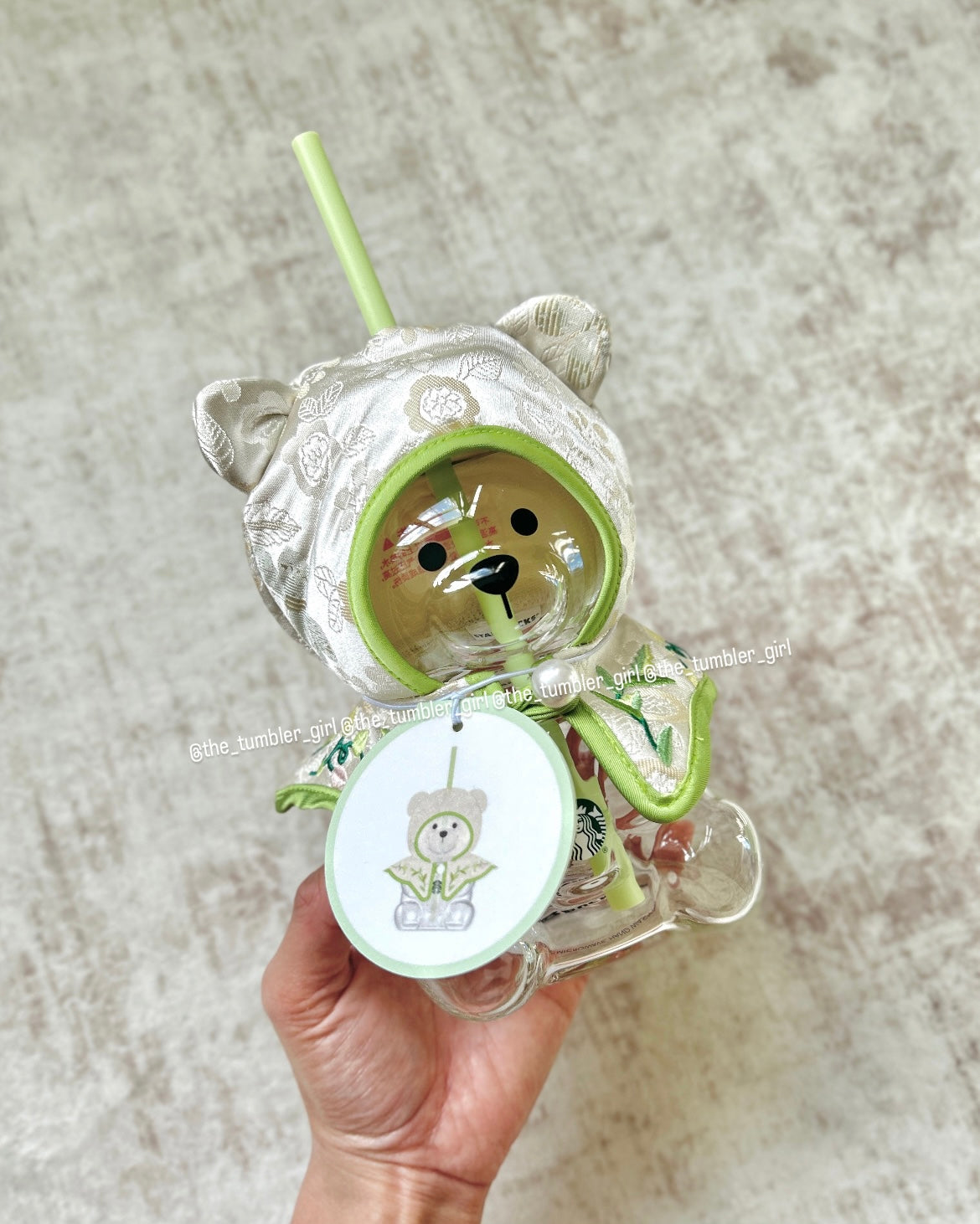 2026 China Spring Auspicious Series Bearista Glass Cold Cup (READY TO SHIP)
