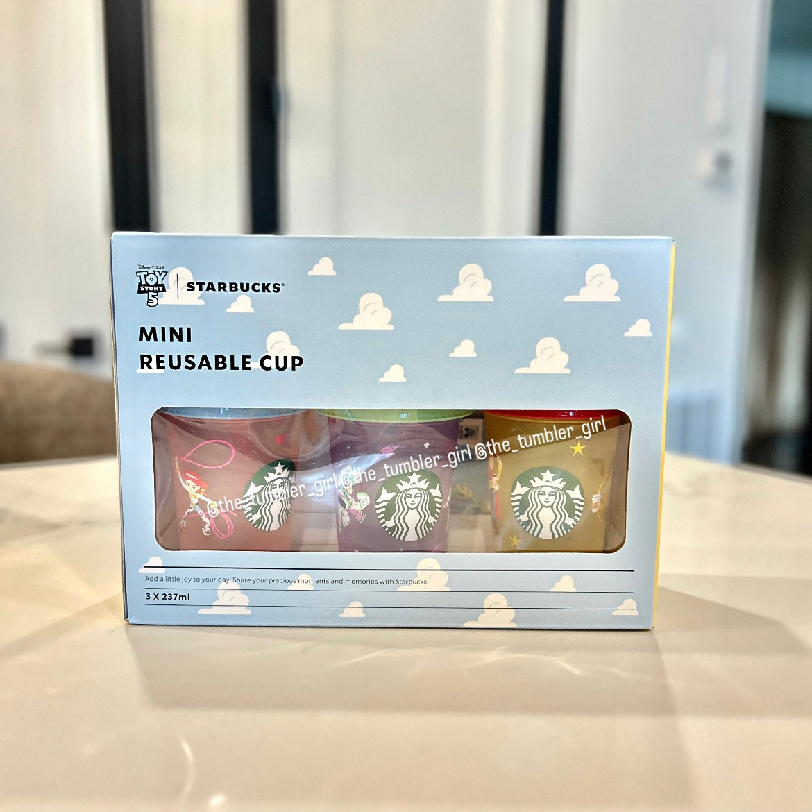 Starbucks Korea x Toy Story 5 Series 8oz Reusable Cold Cups Set (READY TO SHIP)