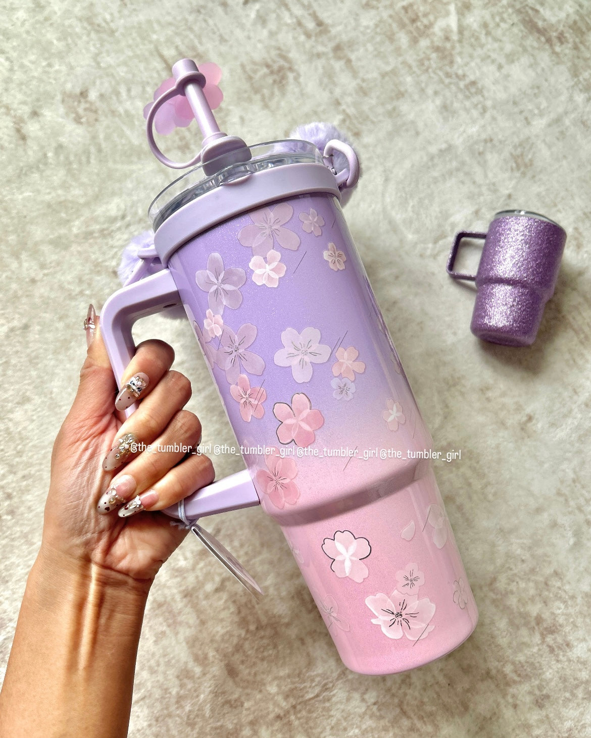Starbucks China 2026 Sakura Stainless Steel Cup 31oz with Dual-Opening Lid & Cup Charm (READY TO SHIP)