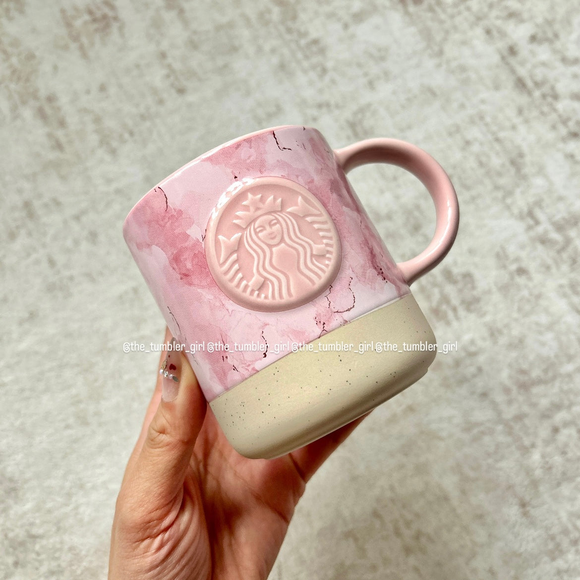 Starbucks Japan Sakura Cherry Blossom Marble Mug 12oz (READY TO SHIP)