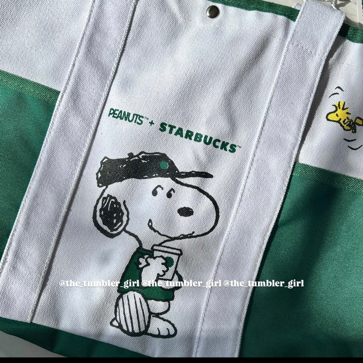 Starbucks China x PEANUTS Snoopy Canvas Tote Bag (READY TO SHIP)