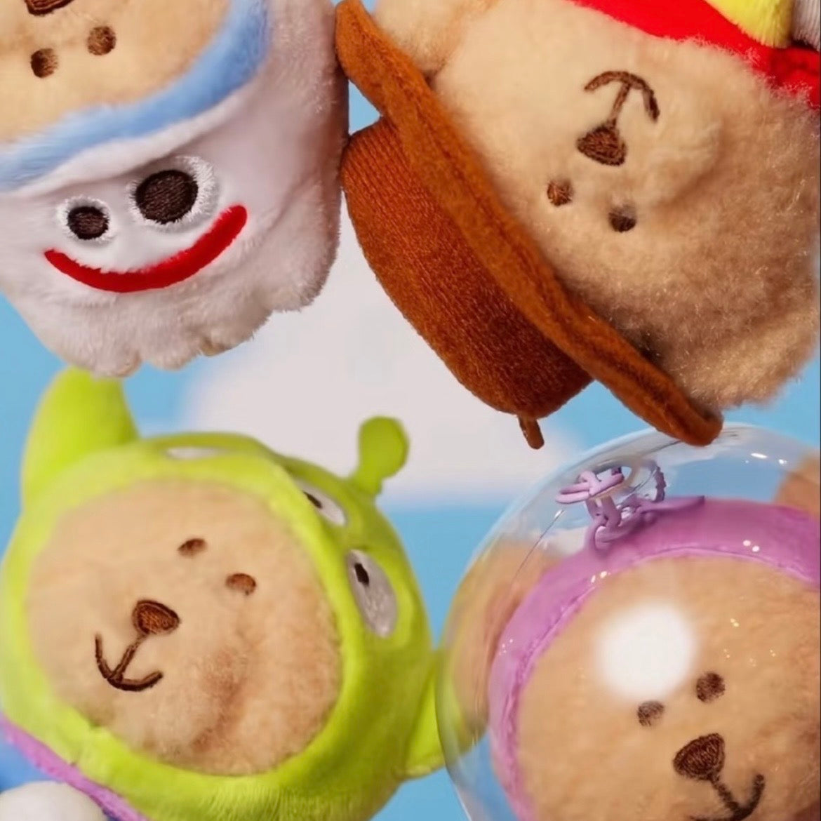 Starbucks Korea x Toy Story 5 Bearista Keychain Set (Ships Mid May)