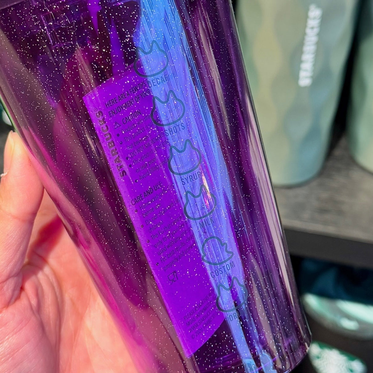 2026 Europe Exclusive 16oz Halloween Cat Purple Dome Tumbler (Ships Early November)
