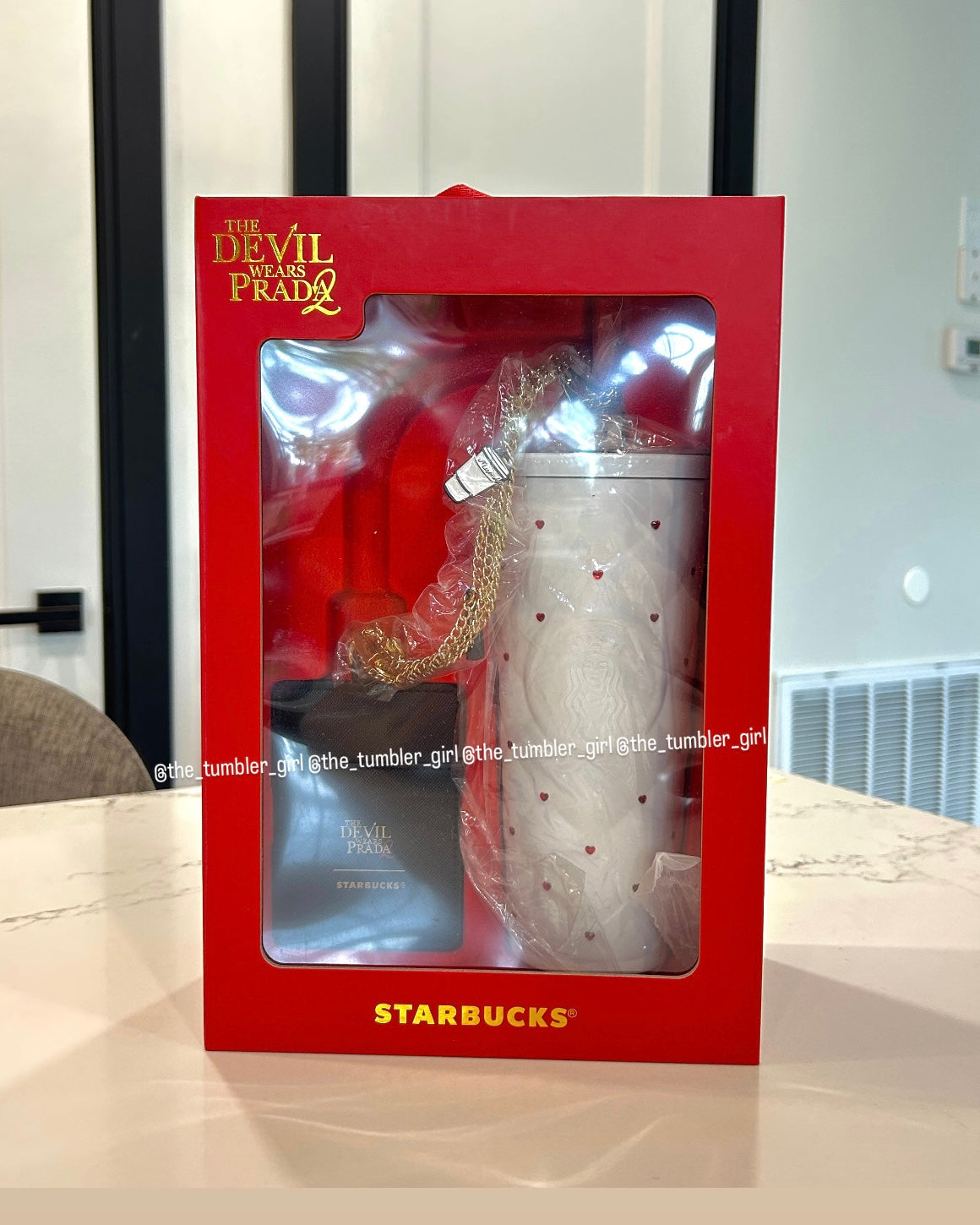 2026 China Exclusive TDWP 20oz White Diamond Stainless Steel Tumbler With Card Holder (READY TO SHIP)
