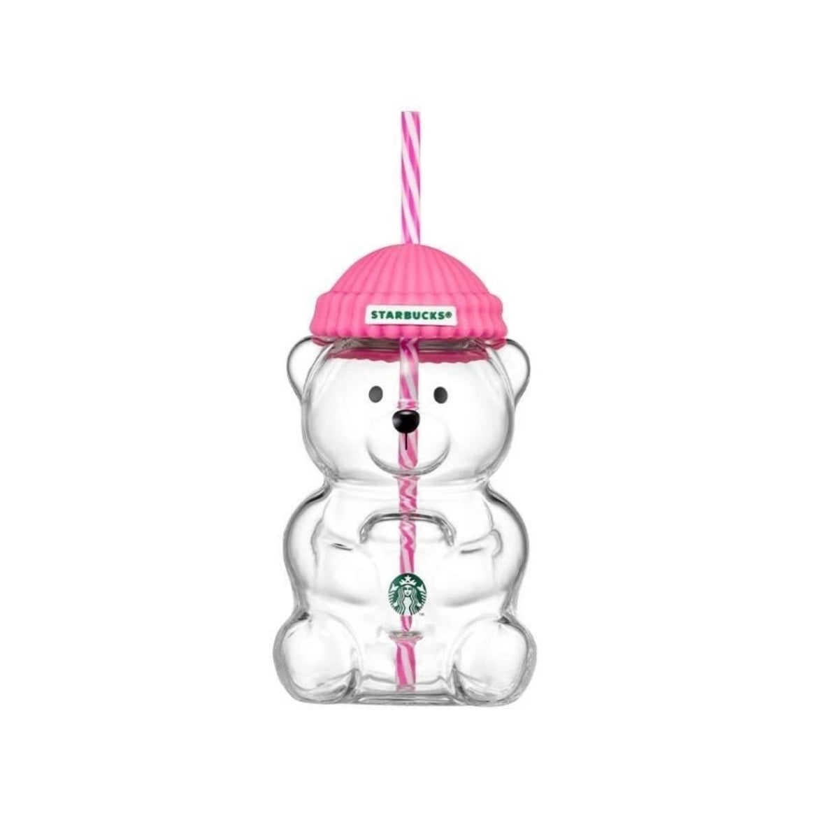 Starbucks Korea Exclusive Barbie Pink Bearista Glass Cold Cup (Ships L –  The Tumbler Girl 💐