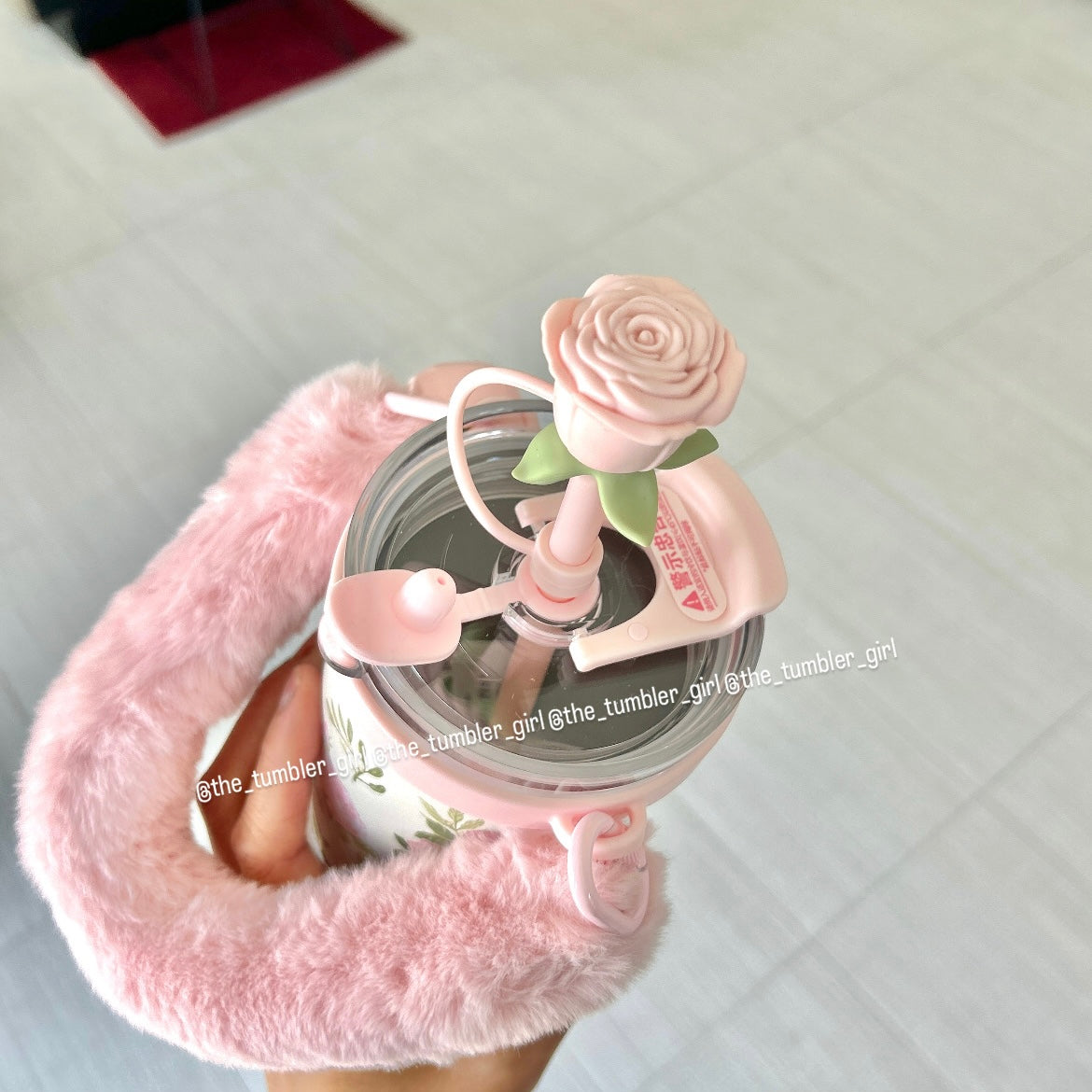 2026 China Exclusive Rose Garden Series 30oz Stainless Steel Tumbler With Cup Charm (READY TO SHIP)