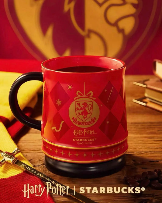 Starbucks China x Harry Potter Gryffindor House Temperature-Activated Mug 12oz + Stirring Stick (ships end of Dec.)