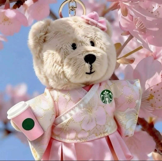 Starbucks China Sakura Bearista Plushie Keychain (READY TO SHIP)