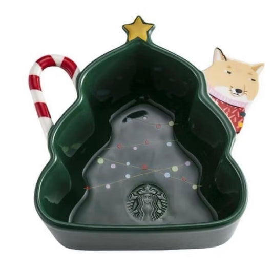 Starbucks Taiwan Christmas Ceramic Snack Bowl (ships late March)