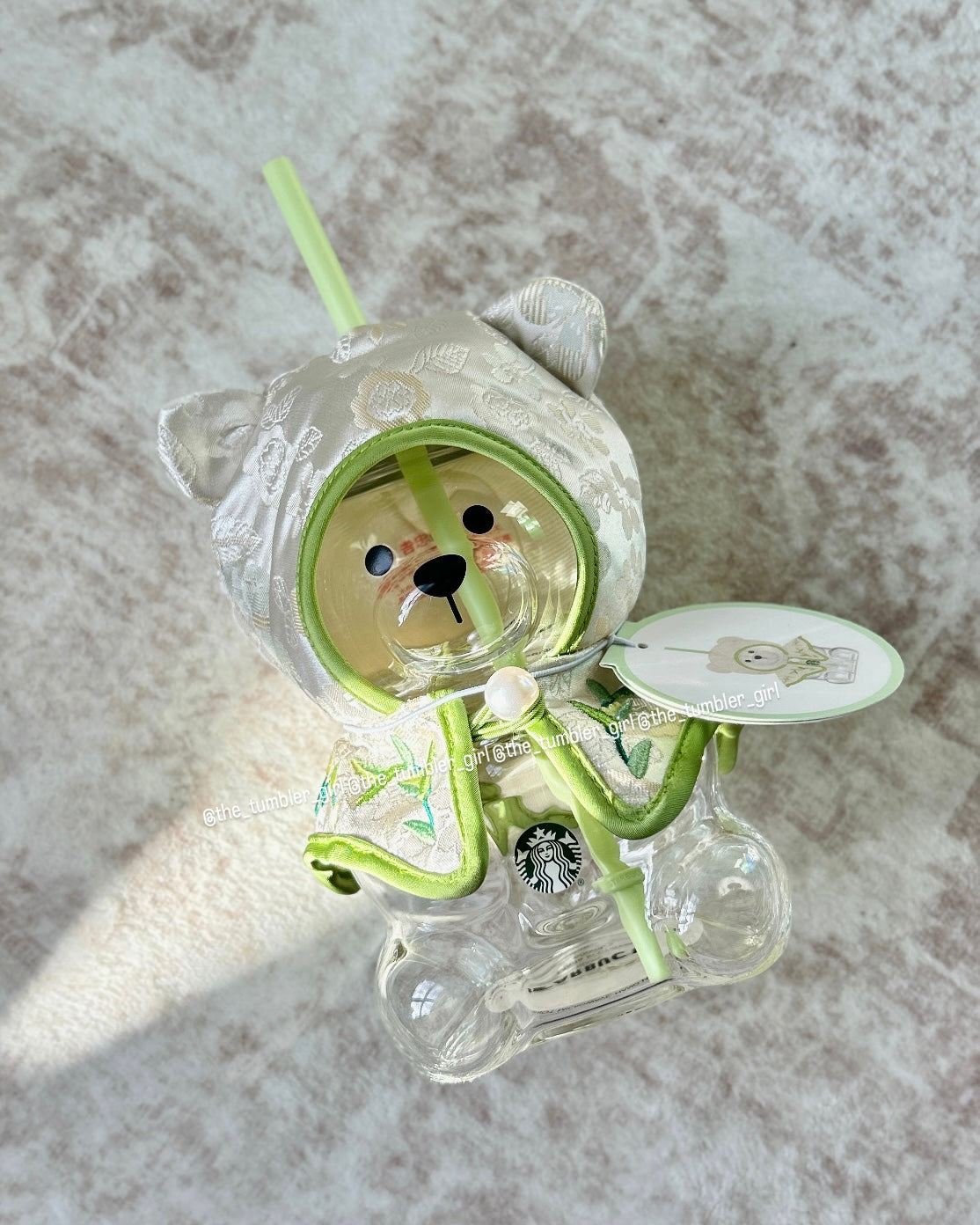 2026 China Spring Auspicious Series Bearista Glass Cold Cup (READY TO SHIP)