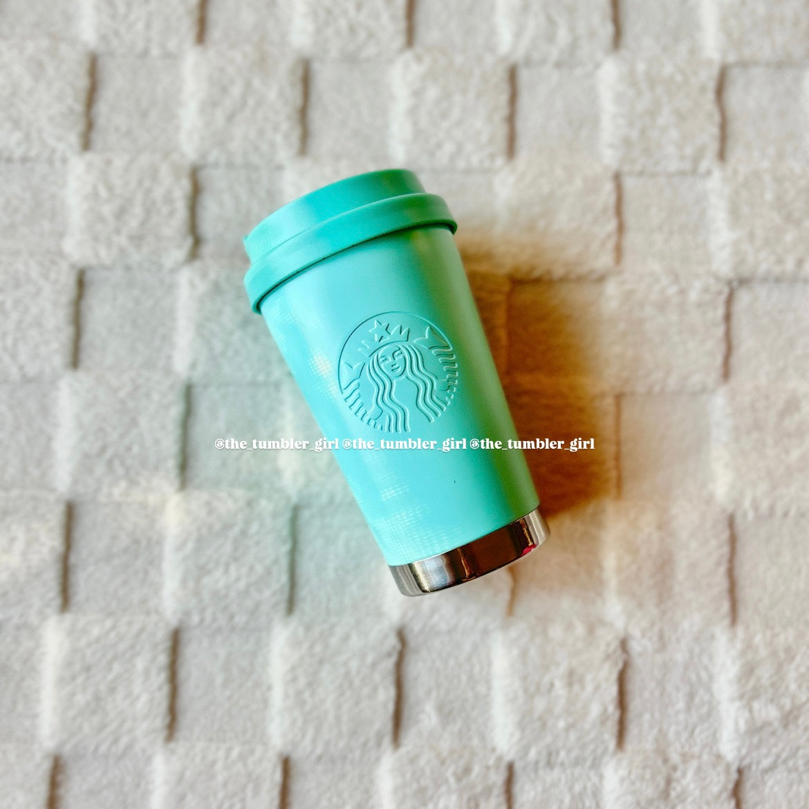 Starbucks Thailand Tiffany Blue 16oz Stainless Steel Tumbler