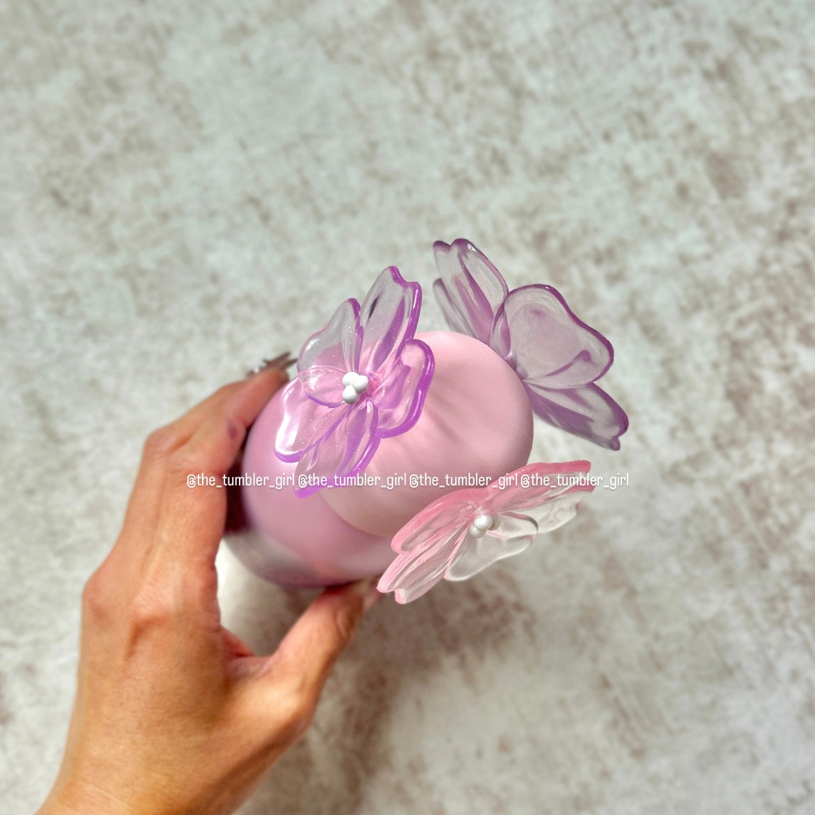 Starbucks China Twilight Sakura Series 7oz Perfume Bottle Shaped Tumbler (READY TO SHIP)