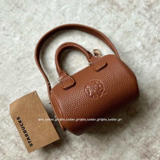 Starbucks Taiwan Mini Siren Brown Duffle Bag (READY TO SHIP)