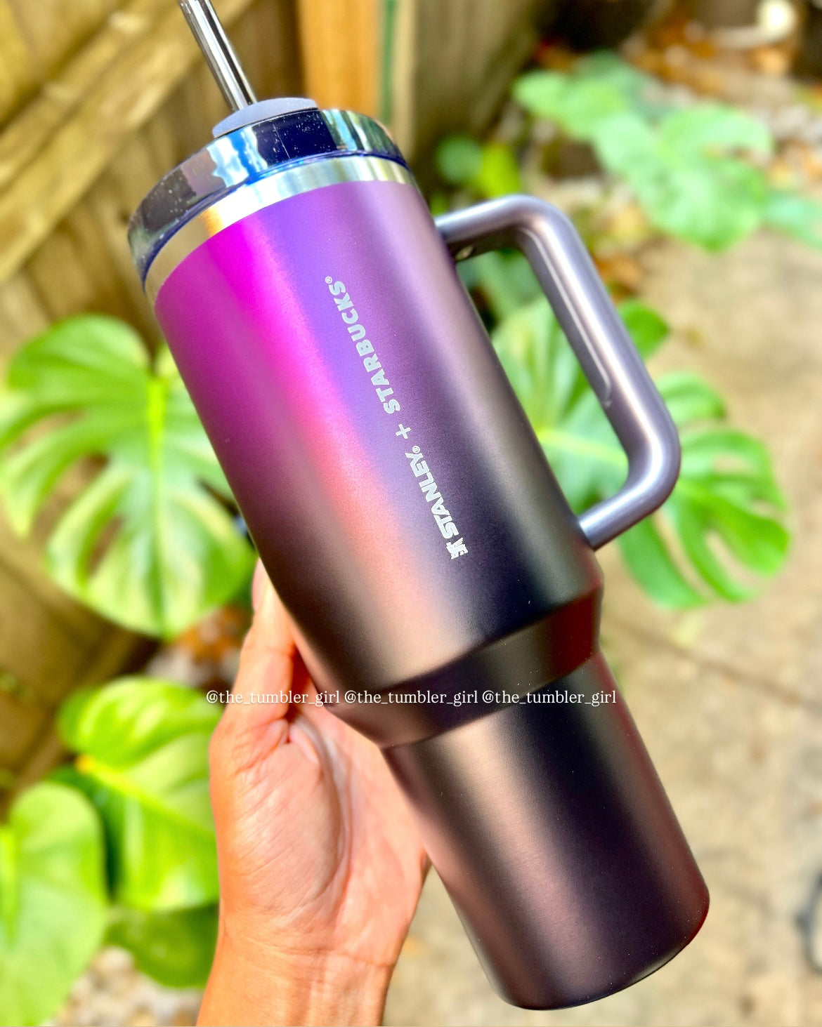 Starbucks China x Stanley 40oz Halloween Purple Black Gradient Stainless Steel Tumbler (READY TO SHIP)