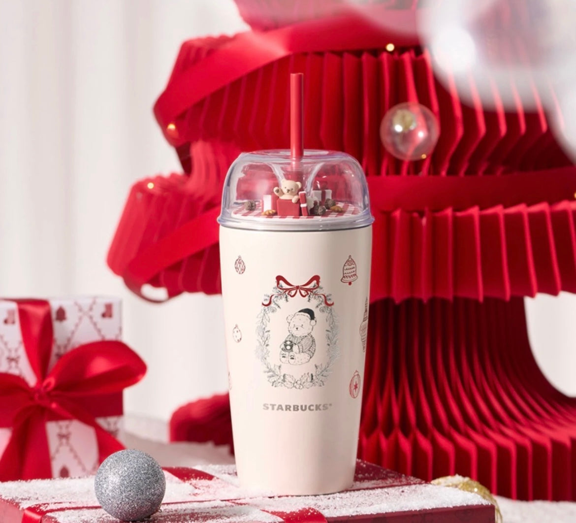 Starbucks China 2025 Holiday 19oz Stainless Steel Cold Cup (PRE-ORDER)